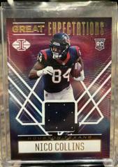 Nico Collins Football Cards 2021 Panini Illusions Great Expectations Prices