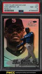 Ken Griffey Jr. [Row 3] #3 Baseball Cards 1999 Flair Showcase Prices