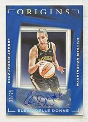Elena Delle Donne [Blue] #LS-EDD Basketball Cards 2023 Panini Origins WNBA Legacy Signatures Prices