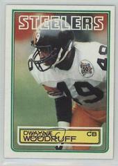 Dwayne Woodruff #369 Football Cards 1983 Topps Prices