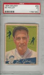 Ed Holley Baseball Cards 1934 Goudey Prices