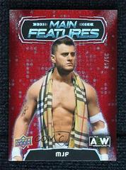 MJF [Red] #MF-9 Wrestling Cards 2022 Upper Deck AEW Main Features Prices