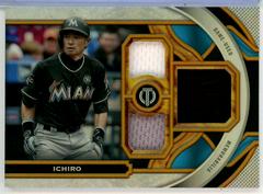 Ichiro [Red] #TR-I Baseball Cards 2023 Topps Tribute Triple Relics Prices