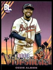 Ozzie Albies #GV-4 Baseball Cards 2024 Topps Big League Baseball Good Vibrations Prices
