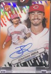 Jonathan India [Orange] Baseball Cards 2023 Topps Pristine Fresh Faces Autographs Prices