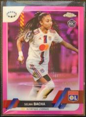 Selma Bacha [Pink Prism] Soccer Cards 2022 Topps Chrome UEFA Women's Champions League Prices