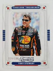 Tony Stewart [Blue] #18 Racing Cards 2022 Panini Chronicles Nascar Timeless Treasures Prices