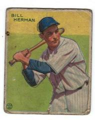 Bill Herman Baseball Cards 1933 Goudey Prices