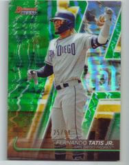 Fernando Tatis Jr. [Green Refractor] #3 Baseball Cards 2020 Bowman's Best Prices