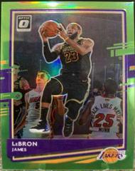 LeBron James [Lime Green] Basketball Cards 2020 Panini Donruss Optic Prices
