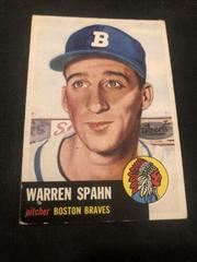 Warren Spahn Baseball Cards 1953 Topps Prices