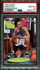 Grant Hill [Sweepstakes] Basketball Cards 1995 Hoops Prices