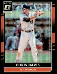 Chris Davis [Black] Baseball Cards 2016 Panini Donruss Optic Prices