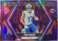 Puka Nacua [Purple] #FF-8 Football Cards 2023 Panini Phoenix Fire Forged Prices