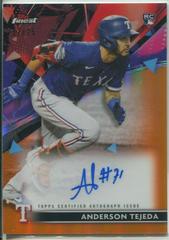 Anderson Tejeda [Orange Refractor] #FA-AT Baseball Cards 2021 Topps Finest Autographs Prices
