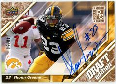 Shonn Greene [Autograph Copper] #95 Football Cards 2009 Upper Deck Draft Edition Prices