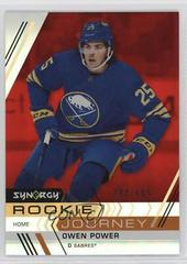 Owen Power [Red] Hockey Cards 2022 Upper Deck Synergy Rookie Journey Home Prices