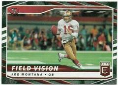 Joe Montana #FV6 Football Cards 2021 Panini Donruss Elite Field Vision Prices