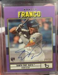Wander Franco [Purple] Baseball Cards 2022 Topps Brooklyn Collection Autographs Prices