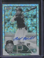 Cal Mitchell [Black & White Mini Diamond] #RA-CMI Baseball Cards 2023 Topps Chrome Rookie Autographs Prices