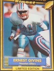 Ernest Givins #8 Football Cards 1992 Topps Finest Prices