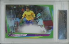 Kaka [Green] Soccer Cards 2022 Leaf Vivid Imagery Prices