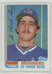 Ed Vande Berg #122T Baseball Cards 1982 Topps Traded Prices