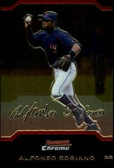 Alfonso Soriano #10 Baseball Cards 2004 Bowman Chrome Prices