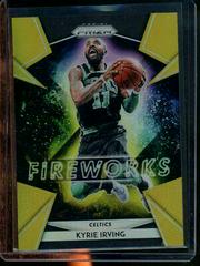 Kyrie Irving [Gold Prizm] #9 Basketball Cards 2018 Panini Prizm Fireworks Prices