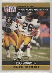 Rod Woodson #16 Football Cards 1990 Pro Set FACT Cincinnati Prices