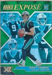 Matt Corral [Green] #RXP-2 Football Cards 2022 Panini XR Rookie Expose Prices
