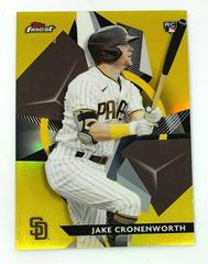 Jake Cronenworth [Gold Refractor] #FRD-JCR Baseball Cards 2021 Topps Finest Rookie Design Variation Prices