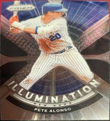 Pete Alonso [Blue Prizm] #IL-10 Baseball Cards 2021 Panini Prizm Illumination Prices