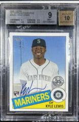 Kyle Lewis [Black] #85A-KL Baseball Cards 2020 Topps 1985 35th Anniversary Autographs Prices