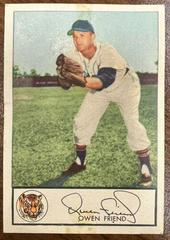 Owen Friend Baseball Cards 1953 Glendale Hot Dogs Tigers Prices