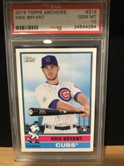 Kris Bryant #314 Baseball Cards 2015 Topps Archives Prices