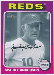 Sparky Anderson [Black White Image] #111 Baseball Cards 2024 Topps Heritage Prices