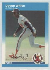 Devon White #U-123 Baseball Cards 1987 Fleer Update Glossy Prices