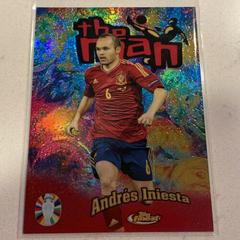 Andres Iniesta [Red Refractor] #TM-AI Soccer Cards 2023 Topps Finest Road To UEFA EURO The Man Prices