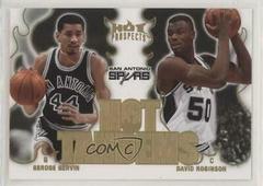 George Gervin, David Robinson Basketball Cards 2008 Fleer Hot Prospects Hot Tandems Prices