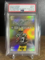 Romeo Doubs [Green] #RE-RD Football Cards 2022 Panini Illusions Rookie Endorsements Autographs Prices