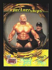 Brock Lesnar, Paul Heyman [Gold] Wrestling Cards 2002 Fleer WWE Absolute Divas Prices