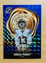 Brock Purdy [Blue] #4 Football Cards 2023 Panini Zenith Zeal of Approval Prices