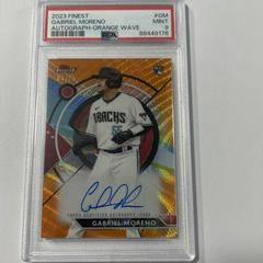 Gabriel Moreno [Orange Wave] #FA-GM Baseball Cards 2023 Topps Finest Autographs Prices