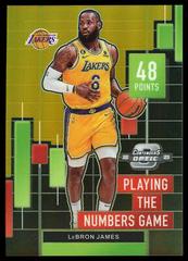 LeBron James [Gold] #14 Basketball Cards 2022 Panini Contenders Optic Playing the Numbers Game Prices