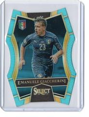Emanuele Giaccherini [Light Blue Prizm Die Cut] #200 Soccer Cards 2016 Panini Select Prices