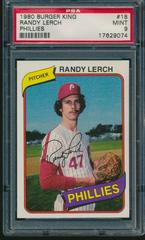 Randy Lerch #18 Baseball Cards 1980 Topps Burger King Phillies Prices