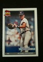 Alvaro Espinoza #28 Baseball Cards 1991 Topps Prices