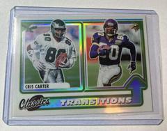 Cris Carter [Silver] #T-11 Football Cards 2022 Panini Classics Transitions Prices
