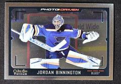 Jordan Binnington #PD-5 Hockey Cards 2021 O-Pee-Chee Platinum Photo Driven Prices